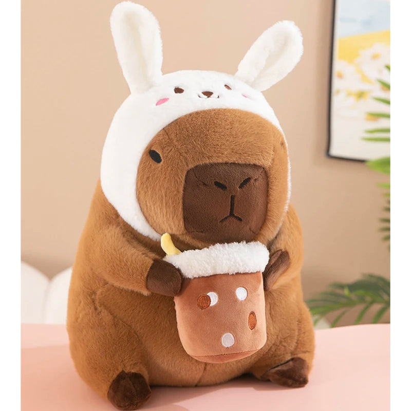 Capybara Plush Toy – Cute Cosplay Stuffed Animal Doll