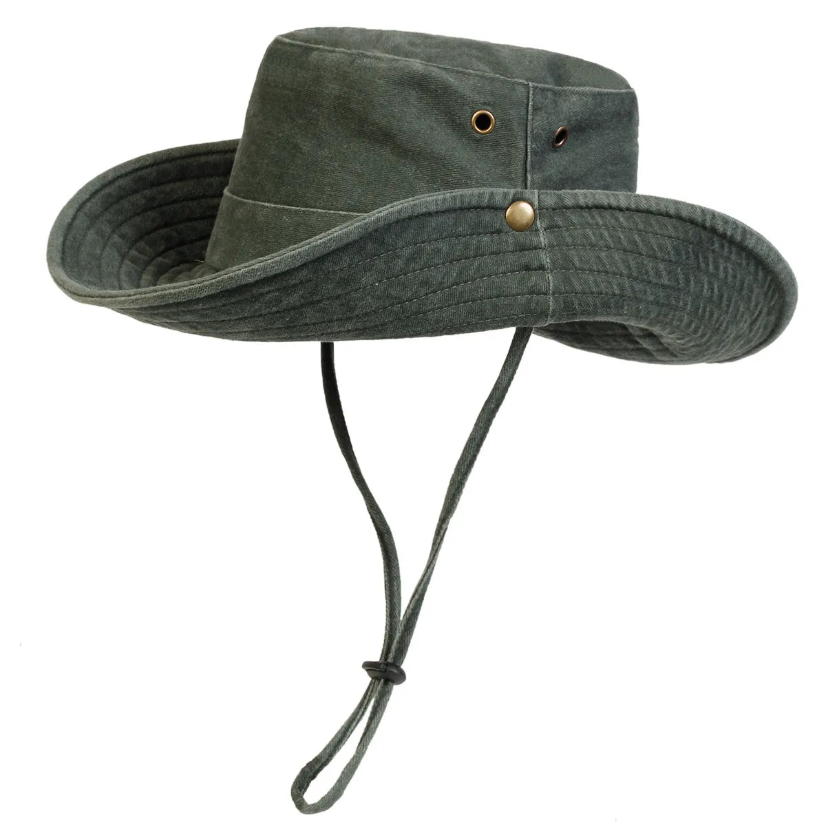 Men's Bucket Hat Wide Brim Sun Protection Fisherman Cap