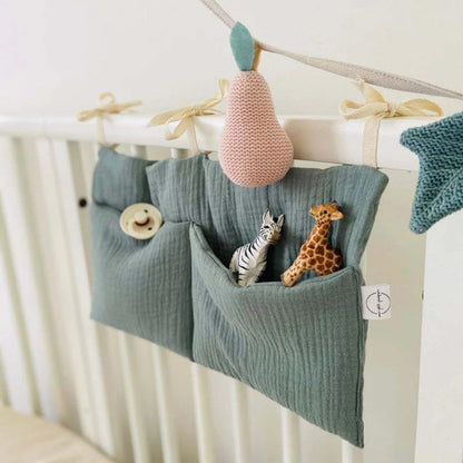 Baby Crib Organizer Hanging Diaper Caddy Storage Bag