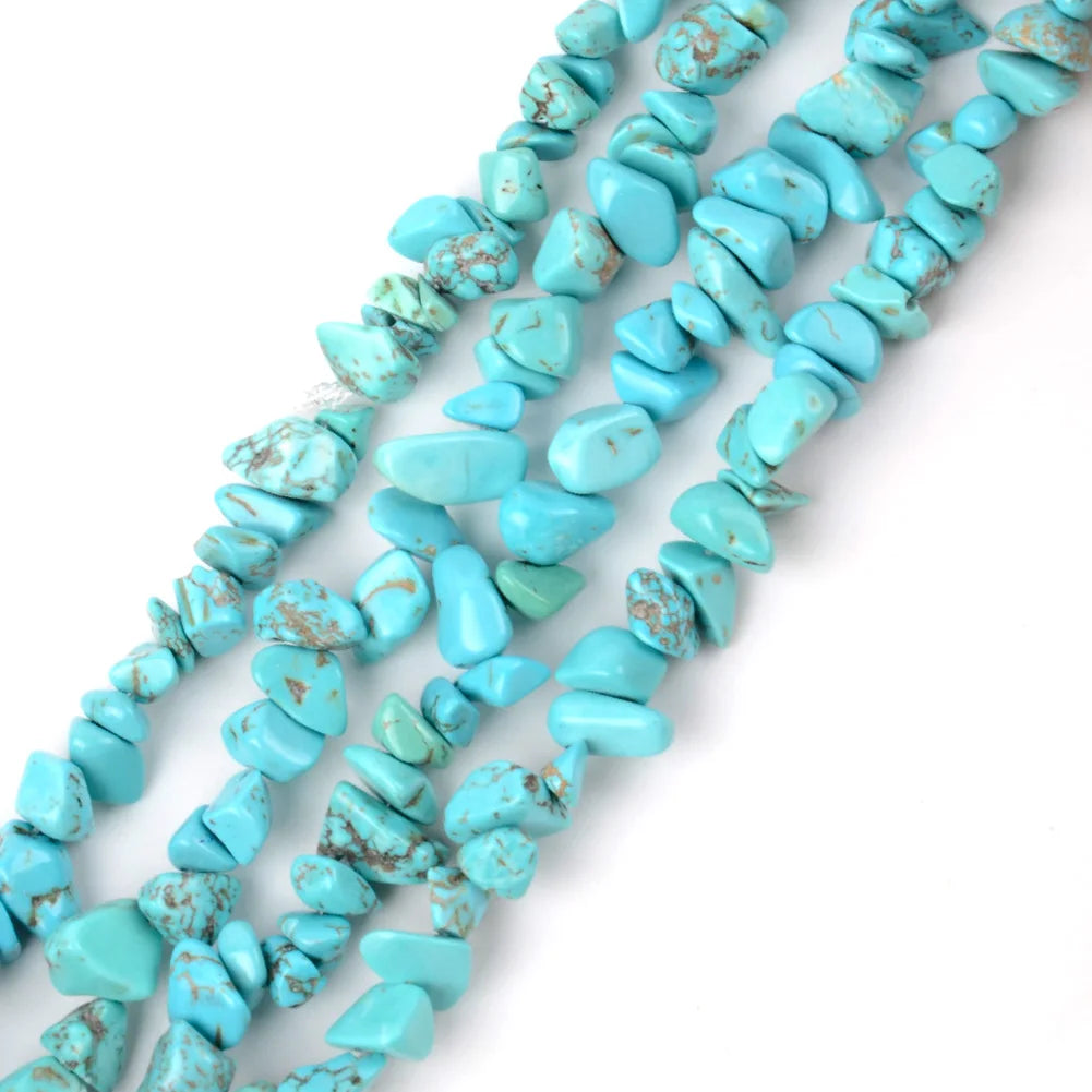 Natural Stone Chip Beads Irregular Gemstone Beads 15 Inch Strand