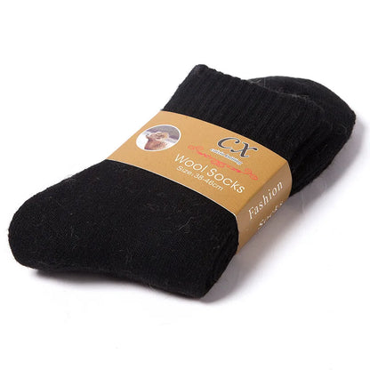 Merino Wool Socks Thick Thermal Winter Crew Socks