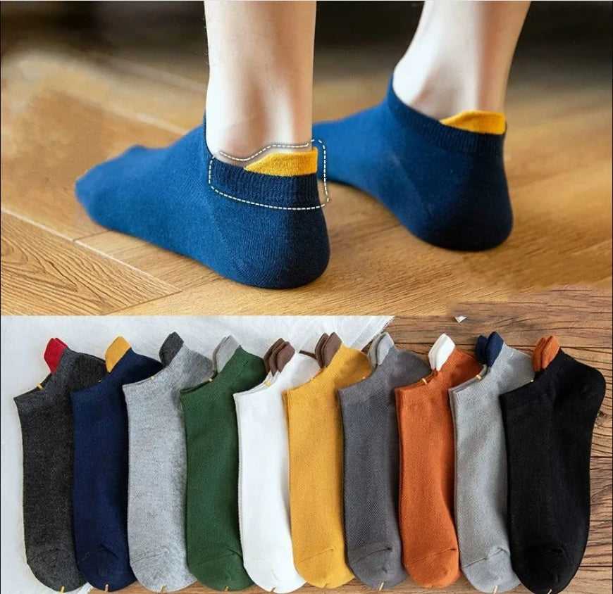 Men's Bamboo Fiber Socks Breathable Crew Sports Socks