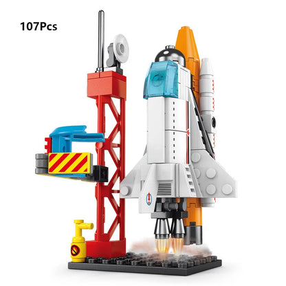 A hands-on building activity for creative play, assembling practice, and space-themed fun.