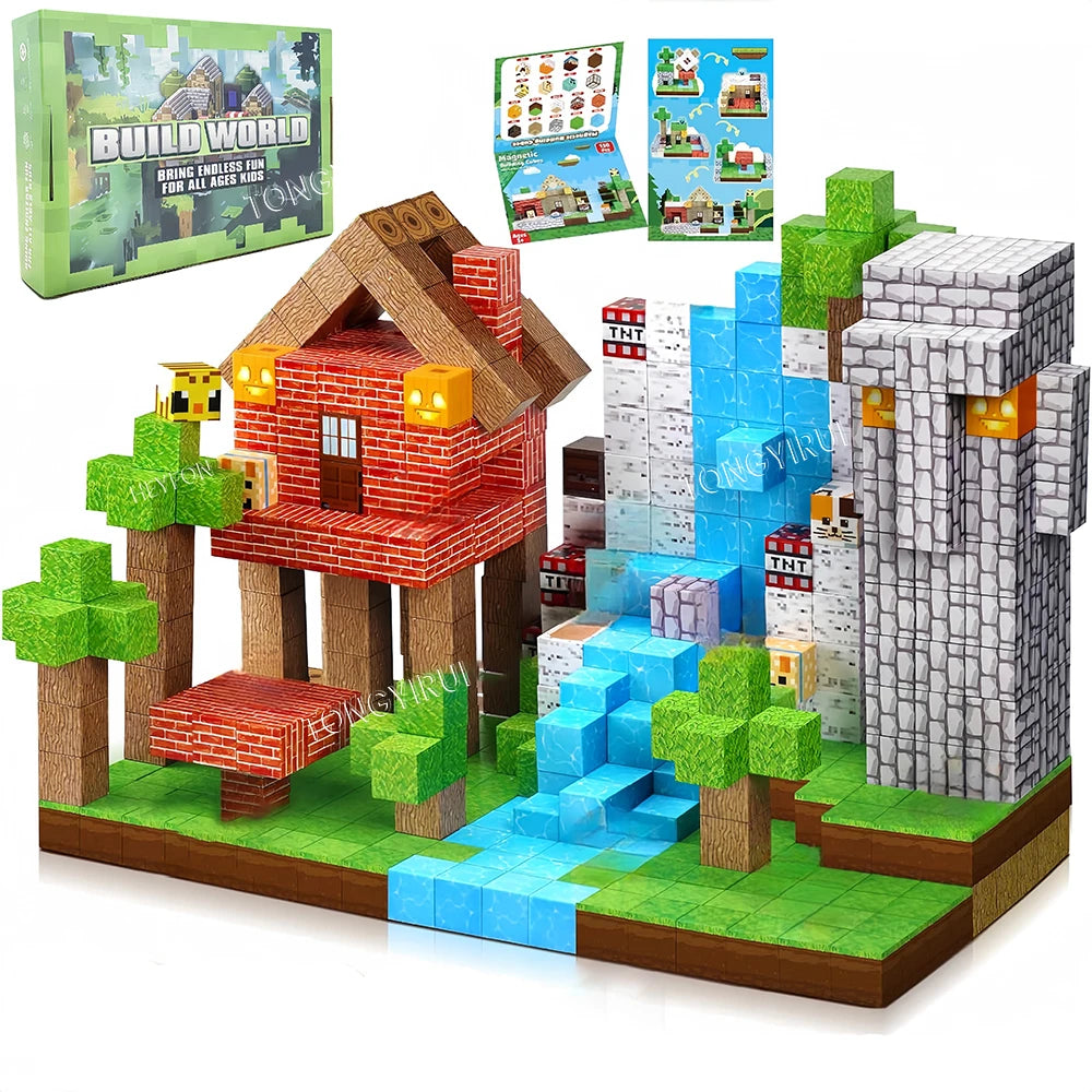 Magnetic Building Blocks STEM Construction Toy Set