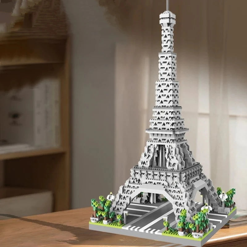 A compact architecture model for creative building, display, and hands-on assembly.