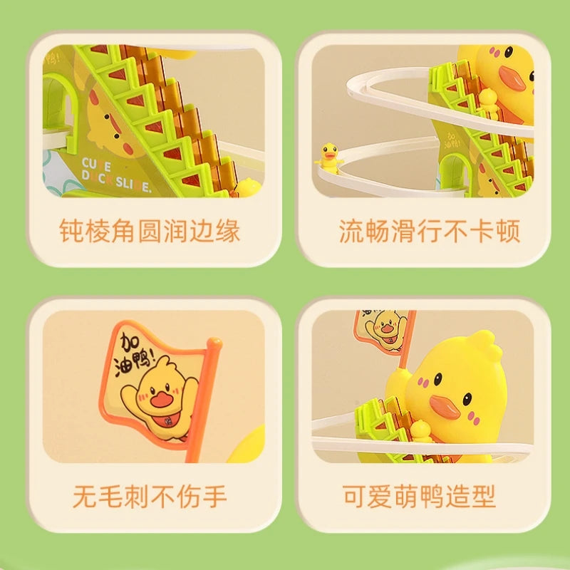 Climbing Ducks Roller Coaster Toy with Lights & Music