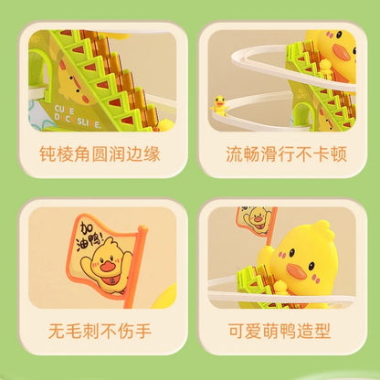 Climbing Ducks Roller Coaster Toy with Lights & Music