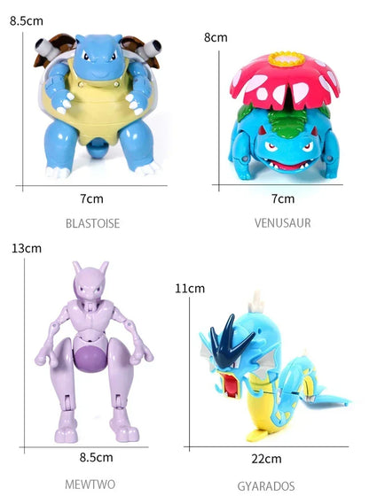 Pokémon Figure Toy Deform Poke ball Action Figure Set