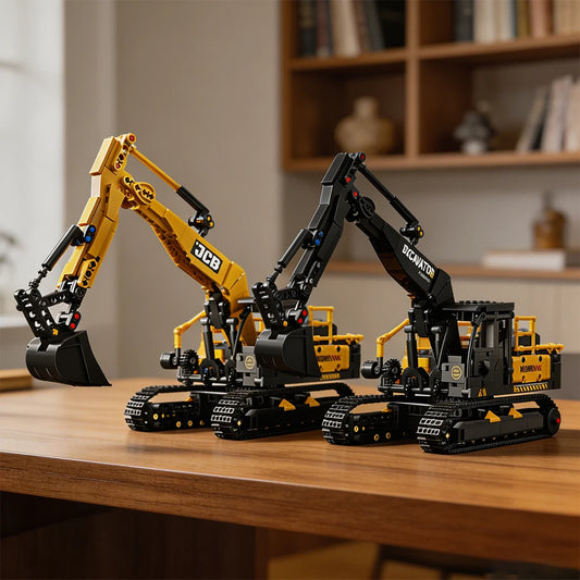 1022PCS Construction Vehicle Building Blocks – Excavator & Truck