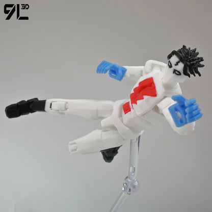 Invincible Boy Action Figure 14cm 3D Printed Multi Jointed Model