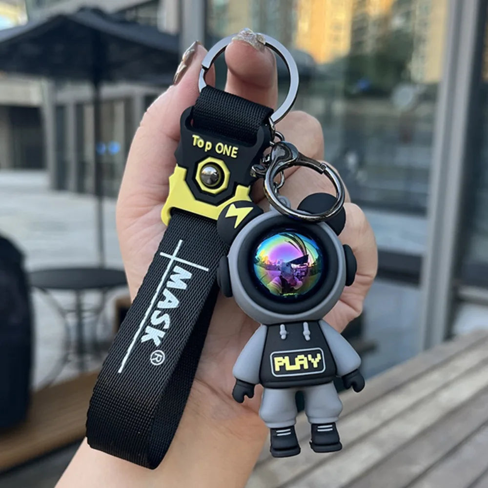 A cute decorative keychain for backpacks, handbags, car keys, and matching gifts.