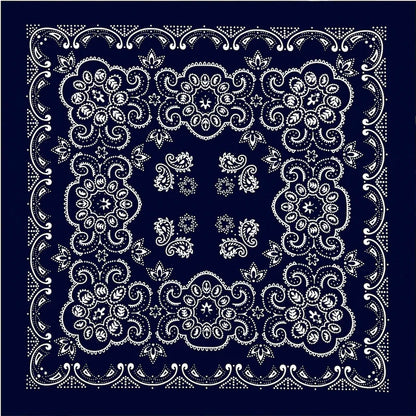 Oversized Paisley Bandana 70cm Cotton Hip Hop Head Scarf