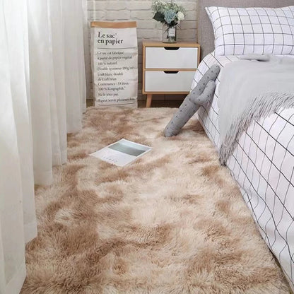 Fluffy Area Rug Soft Shaggy Non Slip Bedroom Carpet