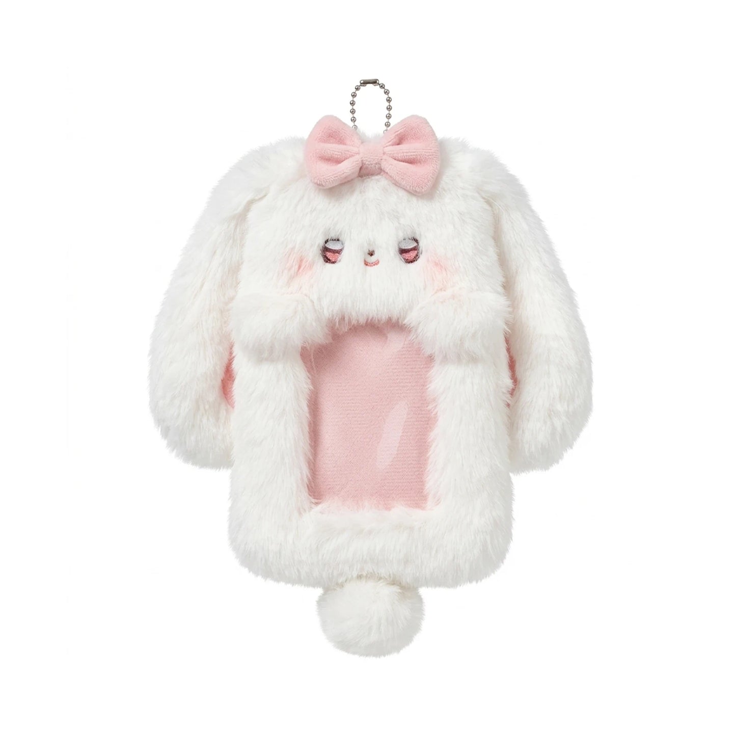 Rabbit Plush Card Holder Cute Bunny Student ID Holder