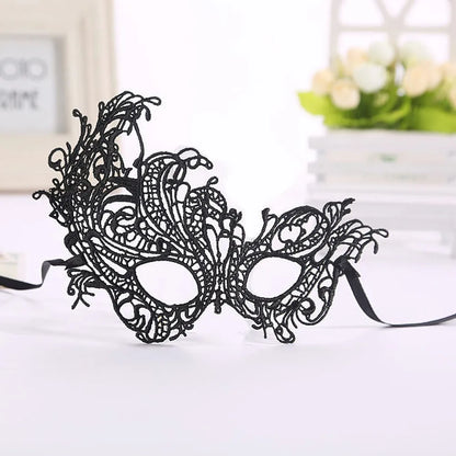 Lace Masquerade Mask Black Venetian Eye Mask