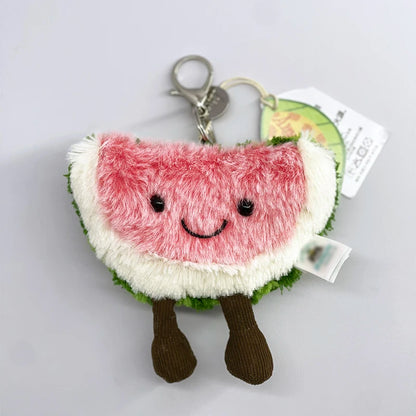 Cute Plush Keychain Soft Animal Bag Charm Pendant