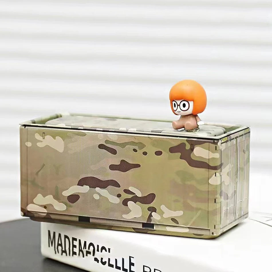 Mini Metal Storage Box Decorative Desktop Organizer