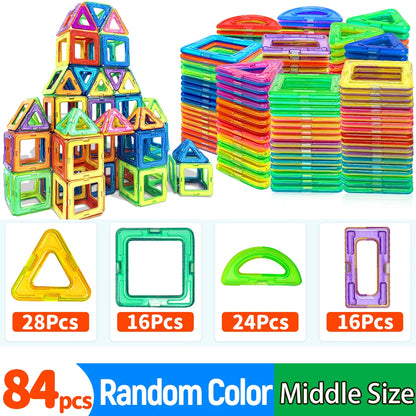 Magnetic Building Blocks STEM Educational Construction Toys