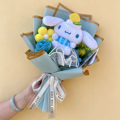 Sanrio Plush Bouquet Cute Cartoon Plush Gift 32–36cm