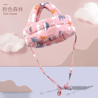 Baby Safety Helmet Soft Adjustable Head Protection Cap