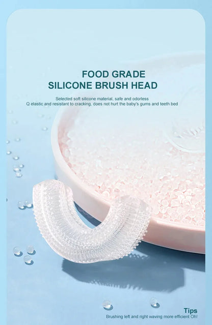 Kids U-Shaped Electric Toothbrush Rechargeable Sonic Brush