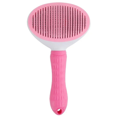 Pet Hair Removal Brush – Self-Cleaning Grooming Comb