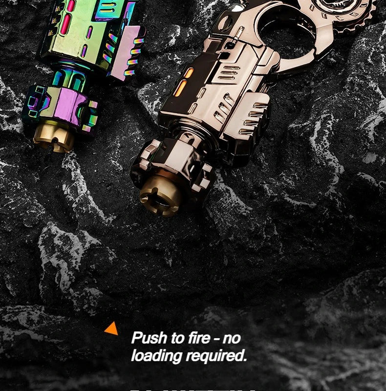 Shell-Ejecting Alloy Toy Pistol – Mini Fidget Desk Toy