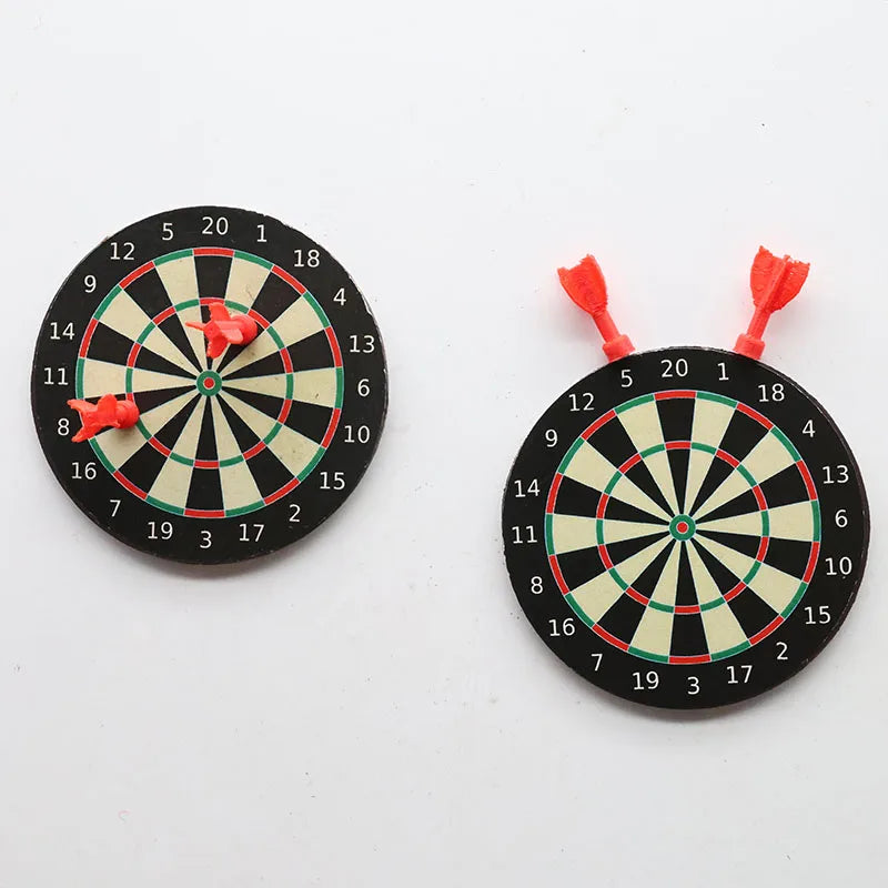 Mini Magnetic Dartboard Fridge Magnet Game with Adhesive