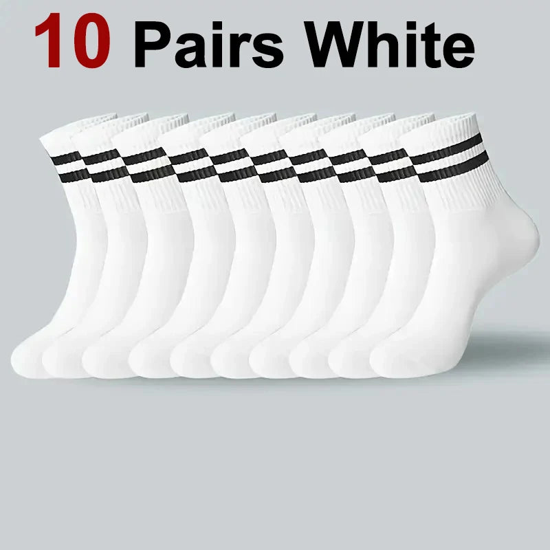 Crew Sports Socks Breathable Sweat Absorbing Athletic Socks