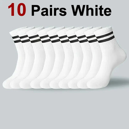Crew Sports Socks Breathable Sweat Absorbing Athletic Socks