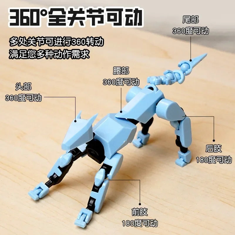 13-Joint Movable Robot Action Figure 3D Printed DIY Toy