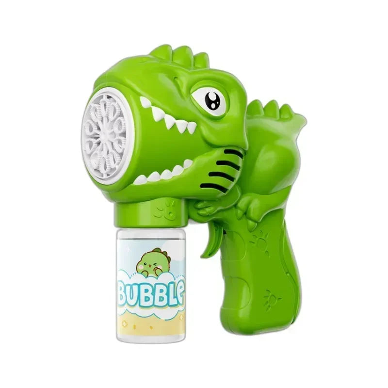 Dinosaur Bubble Machine Electric Bubble Gun with Lights