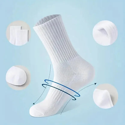 Crew Sports Socks Breathable Sweat Absorbing Athletic Socks