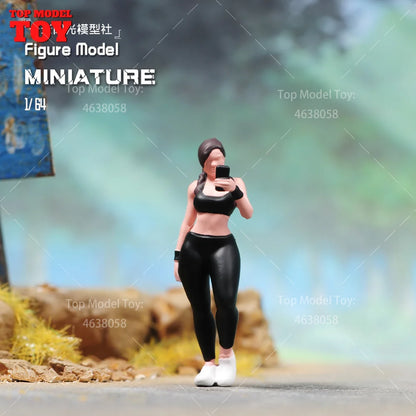1/64 Miniature Figures Model Car Accessories Scene People Set