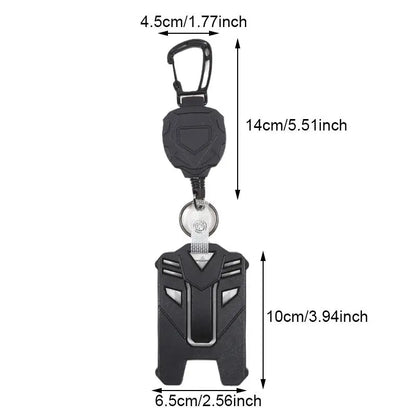 Retractable Badge Holder with ID Card Holder Case Clip