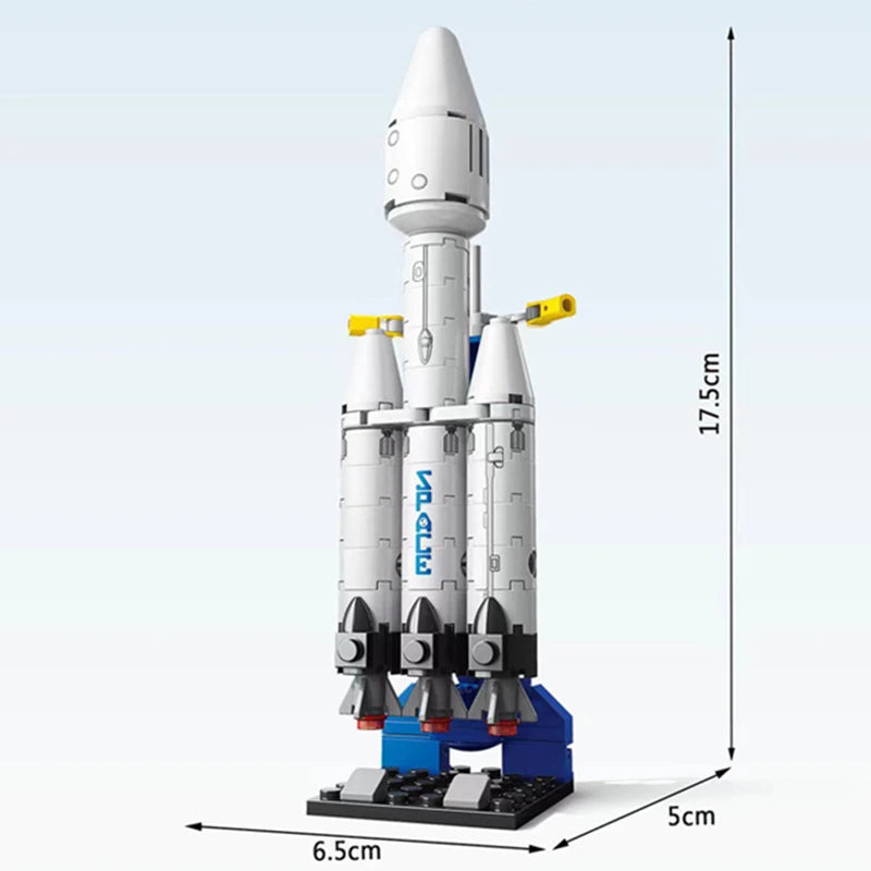 A hands-on building activity for space enthusiasts, creative play, and model assembly.