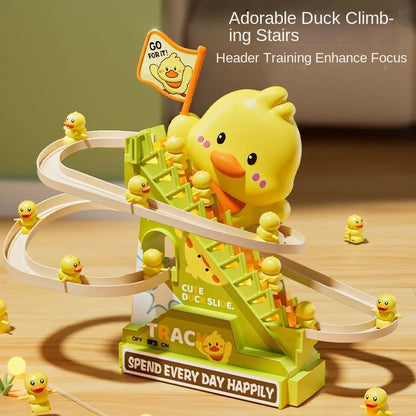 Climbing Ducks Roller Coaster Toy with Lights & Music