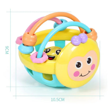 Baby Silicone Teething Rattle Ball Sensory Toy