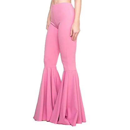 High Waisted Wide Leg Pants for Women Stretch Bell Bottom Trousers