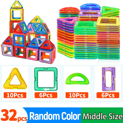 Magnetic Building Blocks STEM Educational Construction Toys