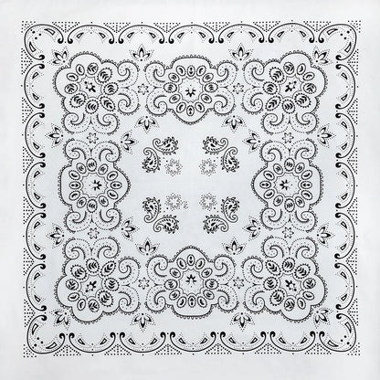 Oversized Paisley Bandana 70cm Cotton Hip Hop Head Scarf