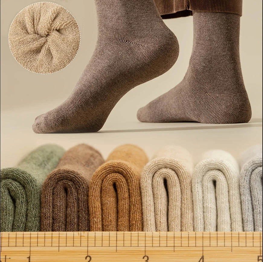 Men's Bamboo Fiber Socks Breathable Crew Sports Socks