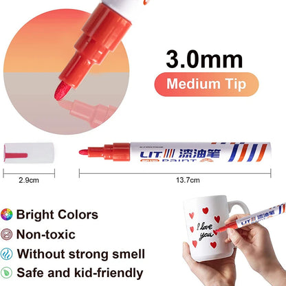 A convenient touch-up tool for minor paint marks, scratches, and surface blemishes on vehicles.