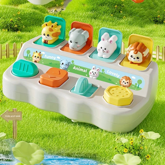 Montessori Pop Up Animal Toy – Learning Box