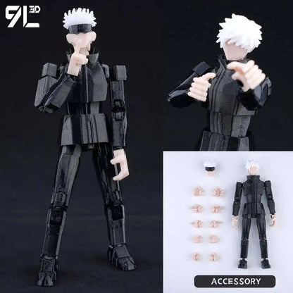 Poseable Anime Figure 3D Multi-Jointed Action Model Toy