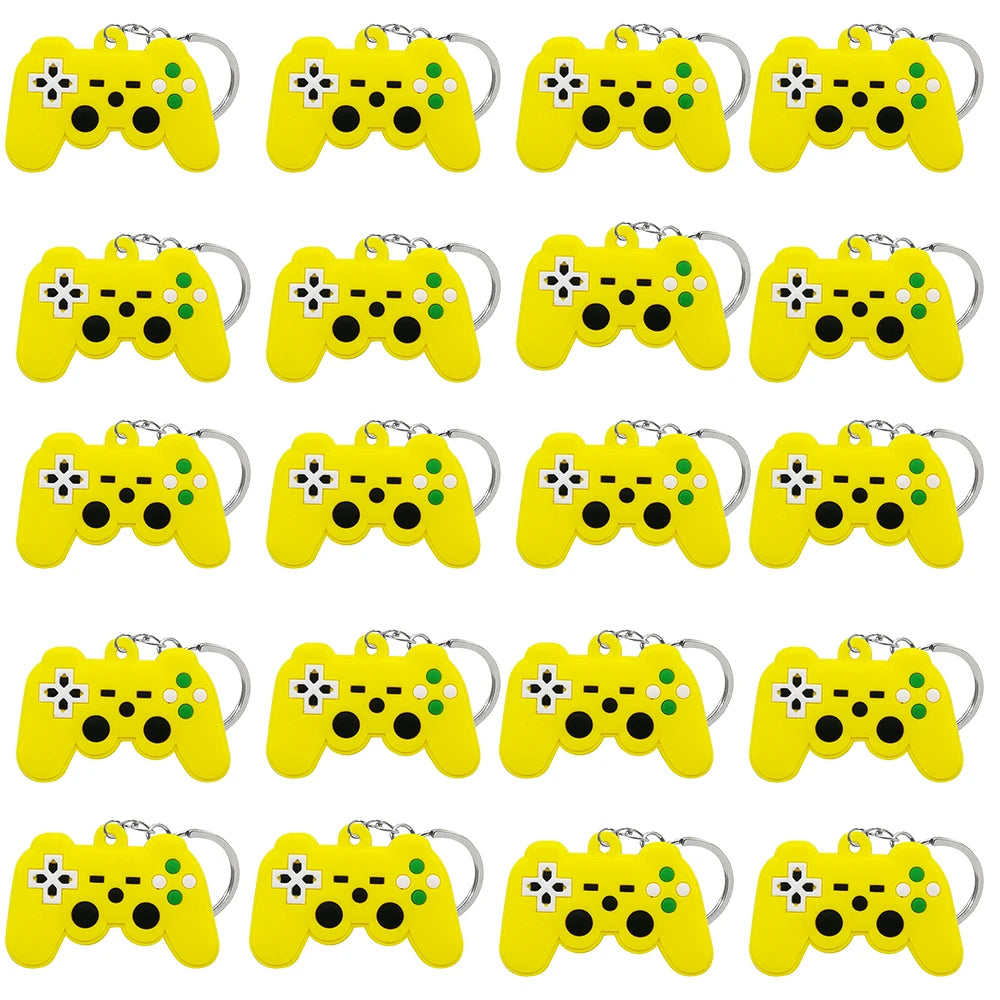 A fun gaming-inspired accessory set for keys, handbags, backpacks, party favors, and gifting.
