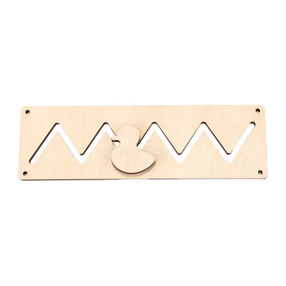 Montessori Busy Board – Wooden Sensory Learning Toy for Kids