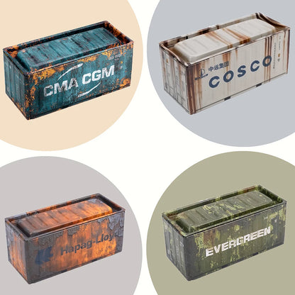 Mini Metal Storage Box Decorative Desktop Organizer