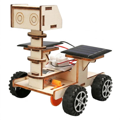 Solar Car STEM Kit – DIY Wooden Educational Model