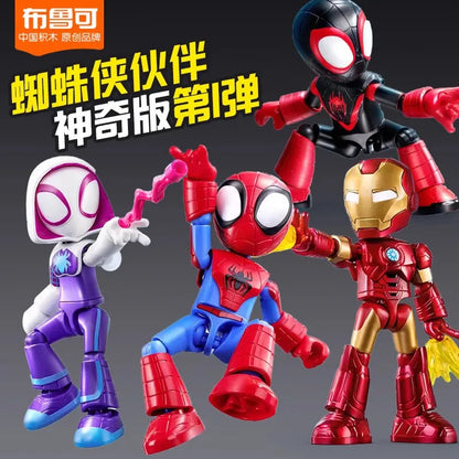 Assembly Action Figure 12cm Blind Box Building Block Toy Model
